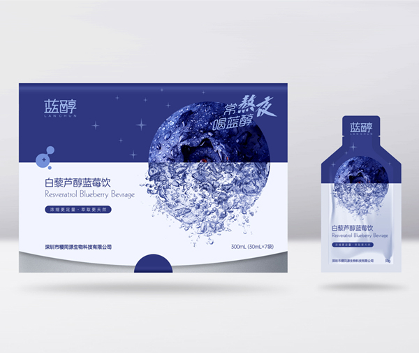 稷同源蓝醇包装设计