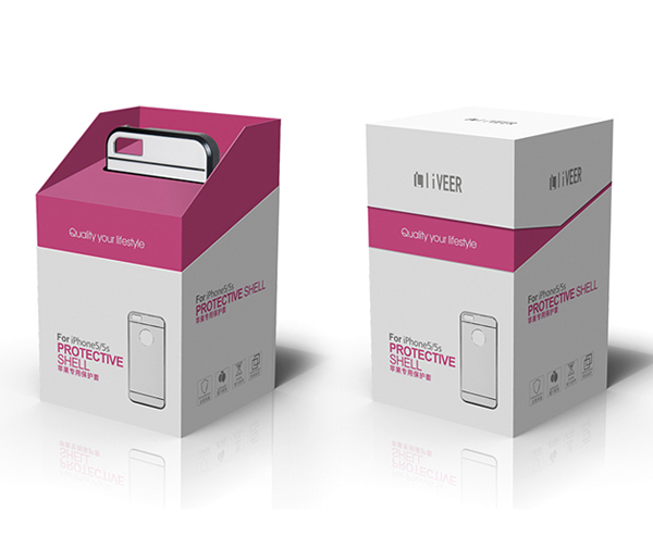 艾威尔手机配件，手机保护套礼盒包装设计